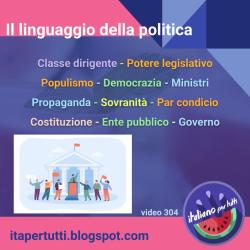 In questo video impariamo i termini più usati per parlare di POLITICA: #politica #dizionario #italia #lessico #itapertutti #italianoperstranieri #educazionecivica